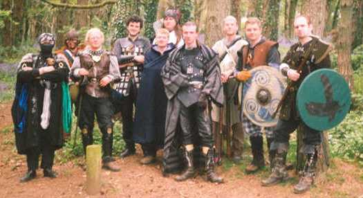 A small band of Morghuns, led by the Carle, Delryn Morghun, on the outskirts of Kappa Forest in the summer of 1102